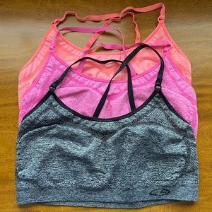 Lot of 3 NWOT Champion Sports Bras - Sz L